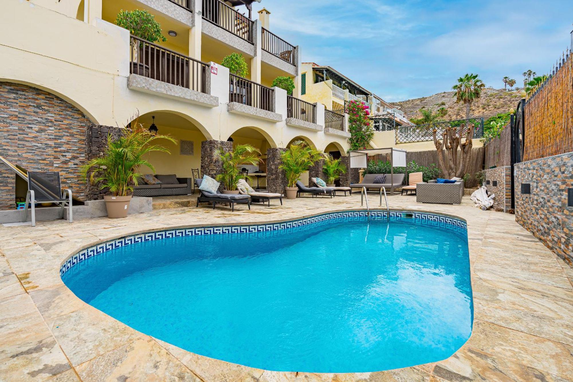 Villa Natali ,Luxury 3-Levels Large Villa On Tenerife, Ocean View, Private Poo L& Barbecue Area Costa Adeje  Esterno foto